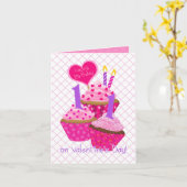 Carte Onze ans Anniversaire de la Saint Valentin pour Fi (Fleur jaune)