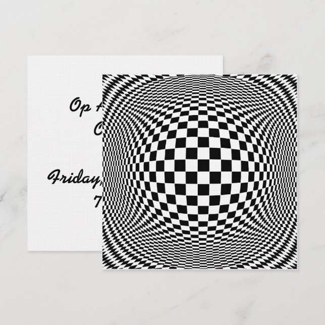 Carte Op. Art (Devant / Derrière)