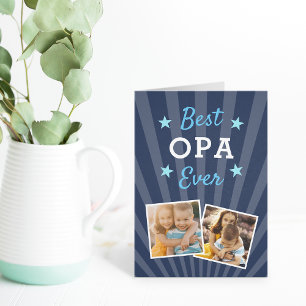 Carte Opa jamais Photo Fête des pères