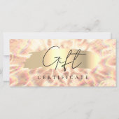 Carte Opal Pierre Arrière - plan Certificat cadeau Rose  (Devant)