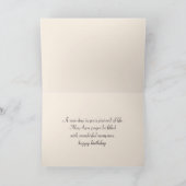 Carte Open Book En Fleur sauvage Anniversaire (Intérieur)