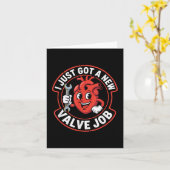 Carte Open Heart Chirurgie Récupération drôle (Fleur jaune)