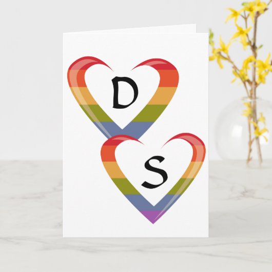 Carte Open Hearts (Fleur jaune)