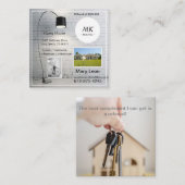 Carte Open House Immobilier - Invitations (Devant / Derrière)