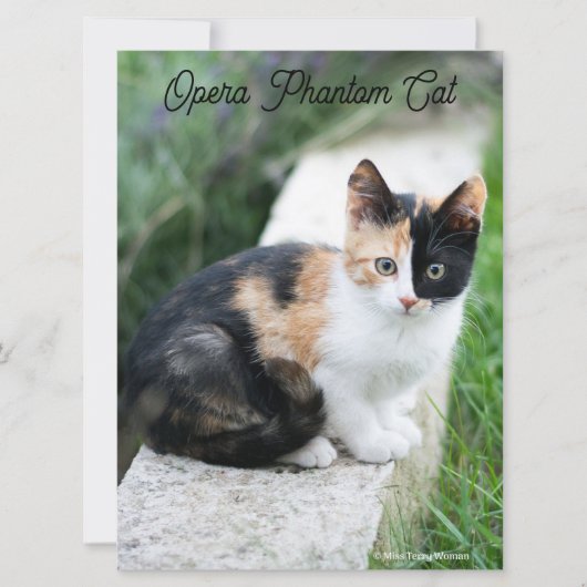 Carte Opera Phantom Chat (Devant)