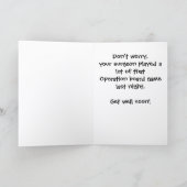 Carte Operation Bzzzz Get Well Card SD-1 (Intérieur)