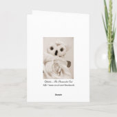 Carte Ophélie - le hibou romantique (Dos)