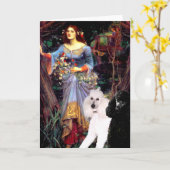 Carte Ophélie (Woods)-2 canicules standard (Fleur jaune)