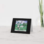 Carte OPossum Lecture de Cartoon Mort Cartoon Funny Note (Devant)