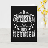 Carte Optician Pension (Fleur jaune)