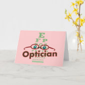 Carte Opticien—Cadeaux de l'oeil (Fleur jaune)