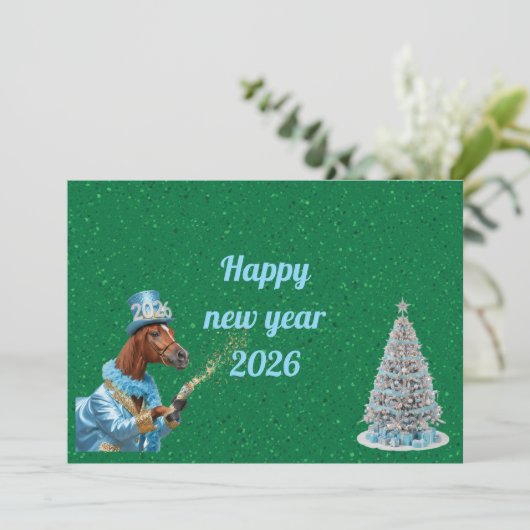 Carte Optimistic New Year Start Card (Debout devant)