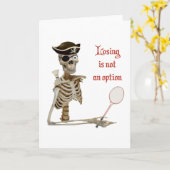 Carte Option Badminton Pirate (Fleur jaune)