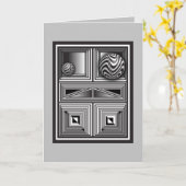 Carte Optique via Formes (Fleur jaune)