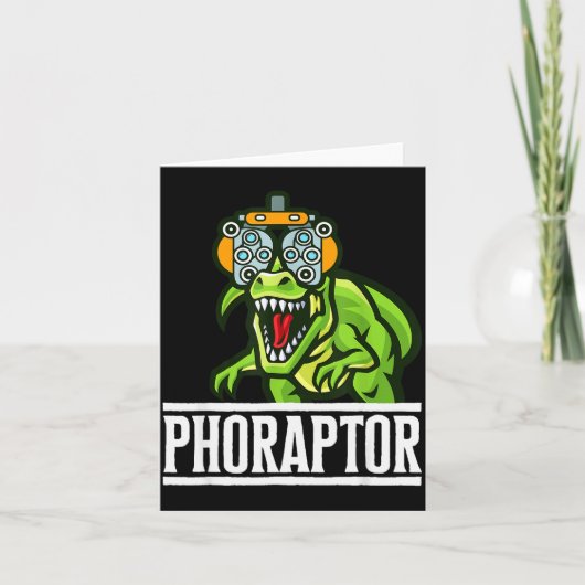 Carte Optometry Machine Phoropter Funny Optometrist Phor (Devant)