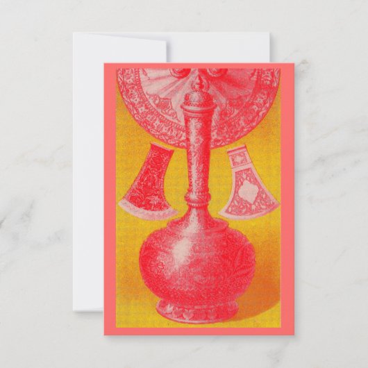 Carte opulente décanteur d'impression mi-victorienne et. (Devant)