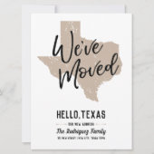 Carte Or bouché - Texas Moving (Devant)