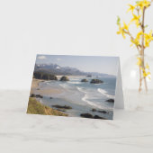 Carte OR, Côte de l'Oregon, Parc d'état Ecola, Crescent (Fleur jaune)