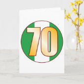 Carte Or de 70 NIGÉRIA (Fleur jaune)