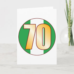 Carte Or de 70 NIGÉRIA