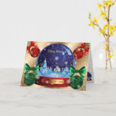 Carte Or d'hiver (Fleur jaune)