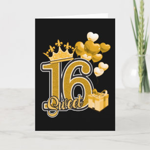 Carte Or d'Sweet sixteen