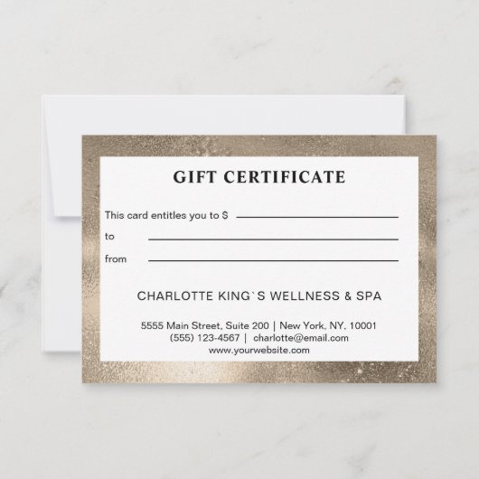 Carte Or du Salon moderne (Dos)