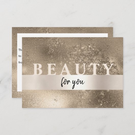 Carte Or du Salon moderne (Devant / Derrière)