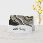 Carte Or moderne et gris Agate Géode Géode Gémstone Anni (Fleur jaune)