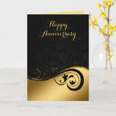 Carte Or, mon amour ne fait que grandir Anniversaire Mar (Fleur jaune)