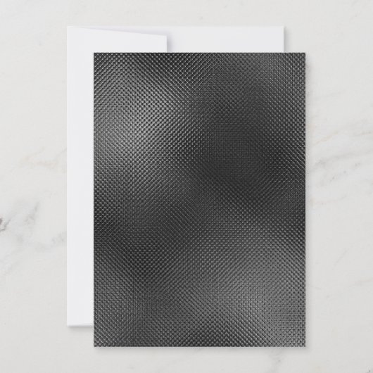 CARTE OR NOIR EMBOSSÉ ROSE EUCALYPTUS ENREGISTRER LA DAT (Dos)