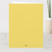 Carte Or royal uni couleur pleine (Dos)