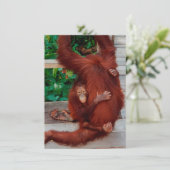 Carte orang-outan de Bornéo (Debout devant)