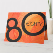 Carte Orange 80 Anniversaire de la Décennie (Devant)