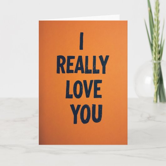 Carte Orange Amour Romantique (Devant)