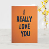 Carte Orange Amour Romantique (Fleur jaune)