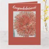 Carte Orange Blossom (Fleur jaune)