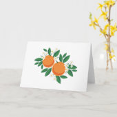 Carte Orange Blossoms (Fleur jaune)