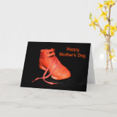 Carte Orange Chaussure Glad Je suis ton Fils ? Fête des  (Fleur jaune)