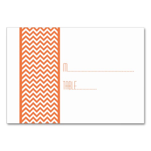 Carte Orange Chevron Border Escort (Devant)