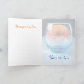 Carte orange de cocktail (Intérieur)