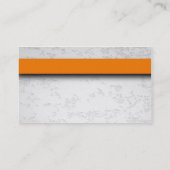 Carte orange d'entreprise de construction de (Dos)