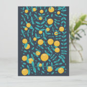 Carte Orange Fruit Vintage (Debout devant)
