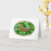 Carte Orange Grasshopper (Fleur jaune)