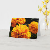 Carte "Orange Marigolds" (Fleur jaune)