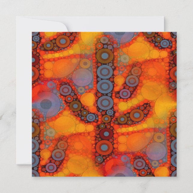 Carte Orange Purple Southwestern (Devant)