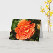 Carte Orange Rose I Plutôt Floral (Fleur jaune)
