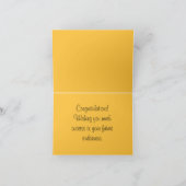 Carte Orange Spring Flash African Daisy Close Up Photo (Intérieur)