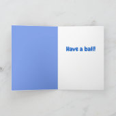 Carte Orange Tabby have a Ball (of yarn) Birthday Card (Intérieur)