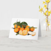 Carte Oranges (Fleur jaune)